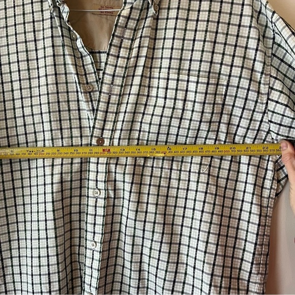 Lot of two Haggar forever new long sleeve plaid flannel button up shirts medium - Picture 13 of 16